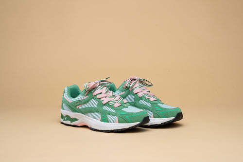 CITY RUN - GREEN STRIPE