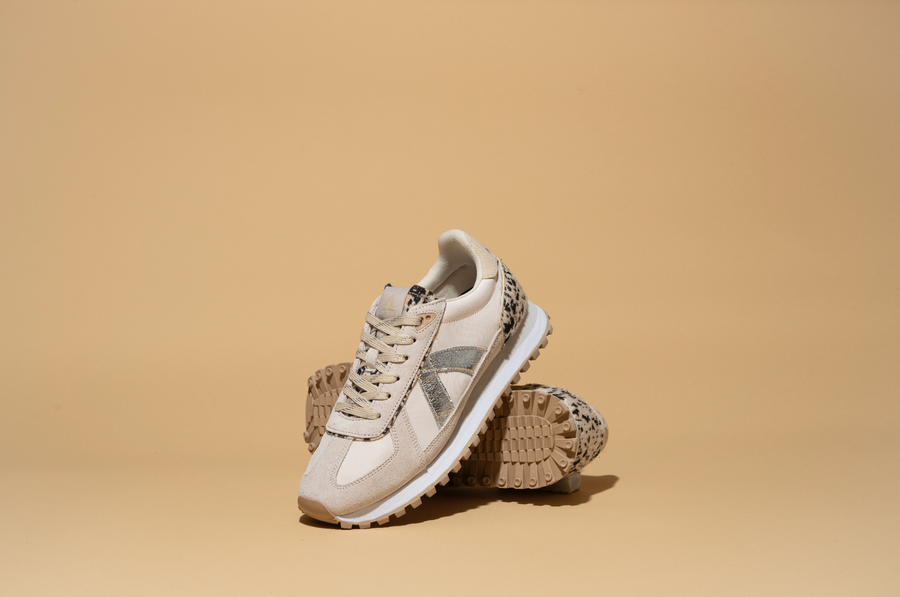 GATE GREY/TAN/ SILVER/PONY-HAIR