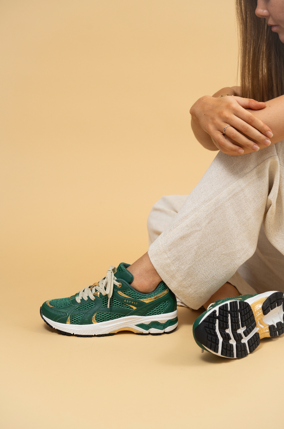 CITY RUN GREEN/GOLD