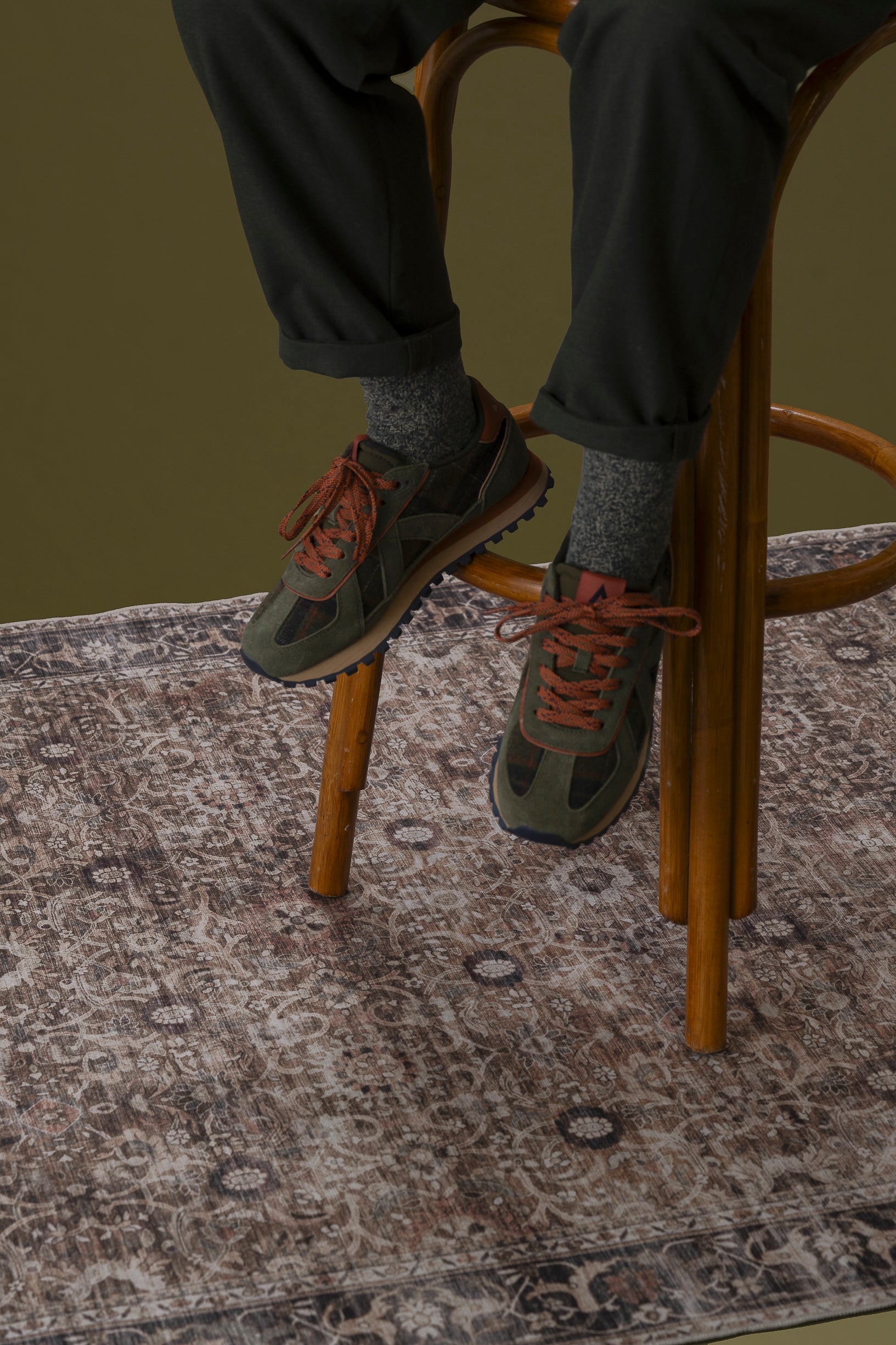GATE - ARMY COGNAC PLAID