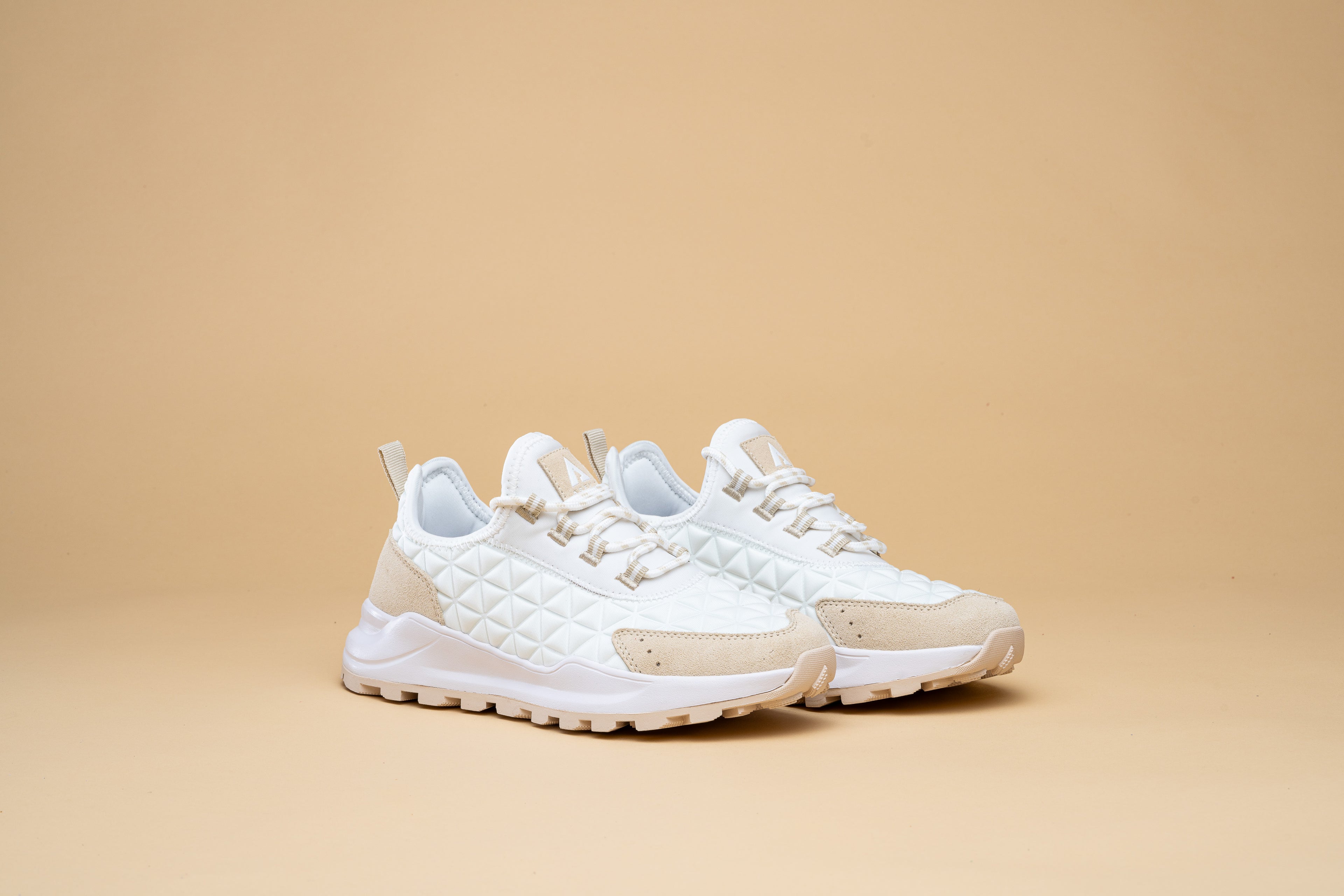 SPEED SOCKS TREK - BLANC BRUN CLAIR