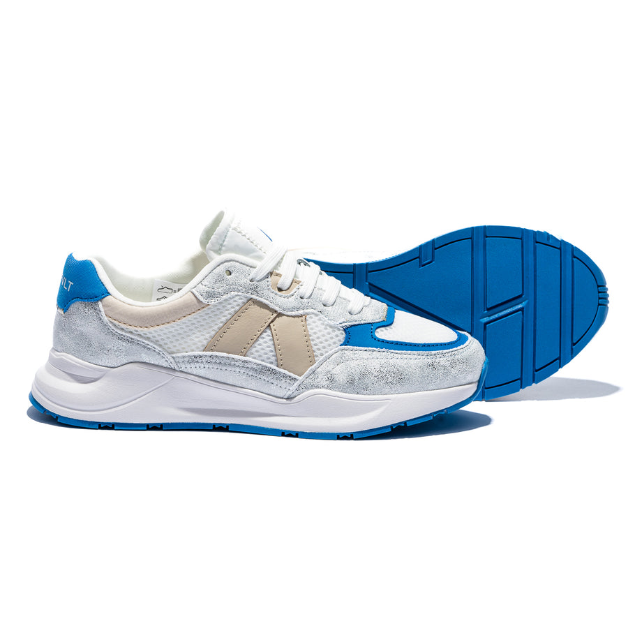 VISION WHITE SILVER BLUE TAN
